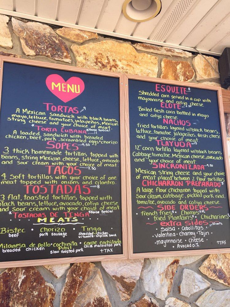 Menu at Chapulin Colorado desserts, Poughkeepsie