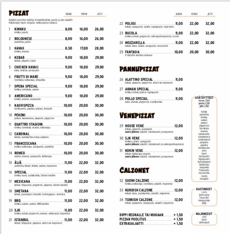 Menu At Istanbul Kebab Pizza Center Restaurant Sein joki Menu At Istanbul Kebab Pizza Center Restaurant Sein joki