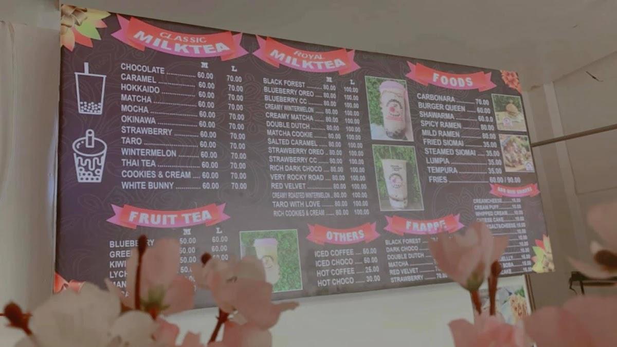 Menu at The Tea Lounge pub & bar, Kibawe