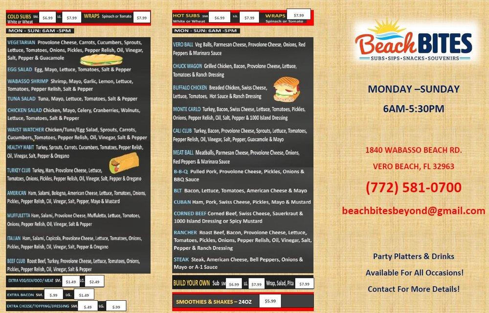 Beach Bites Food Truck Menu: A Culinary Adventure at Your Fingertips