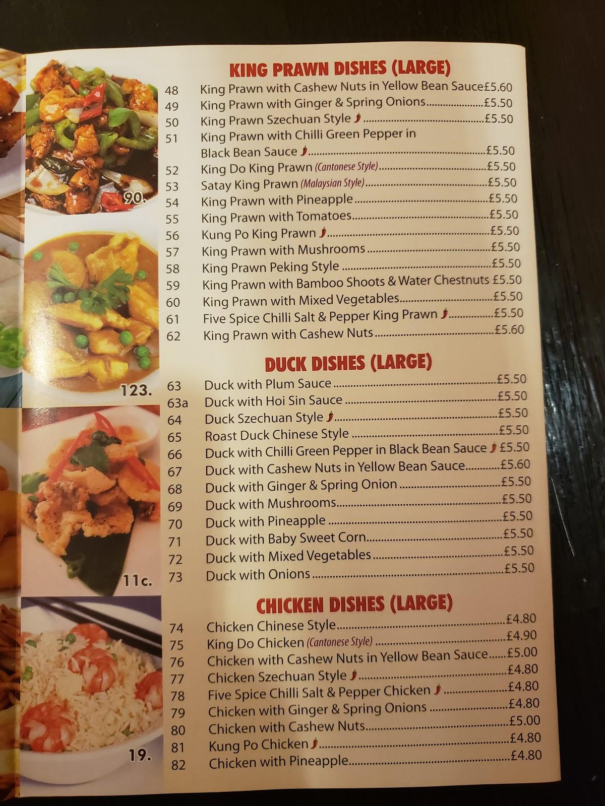 Menu at Golden Palace fast food, High Wycombe, 11 Mentmore Rd