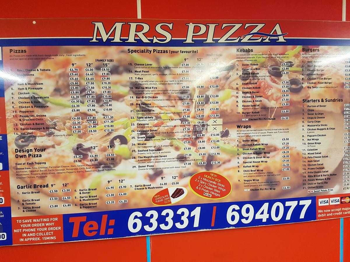 Menu At Mrs Pizza Pizzeria Whitehaven menu-at-mrs-pizza-pizzeria-whitehaven