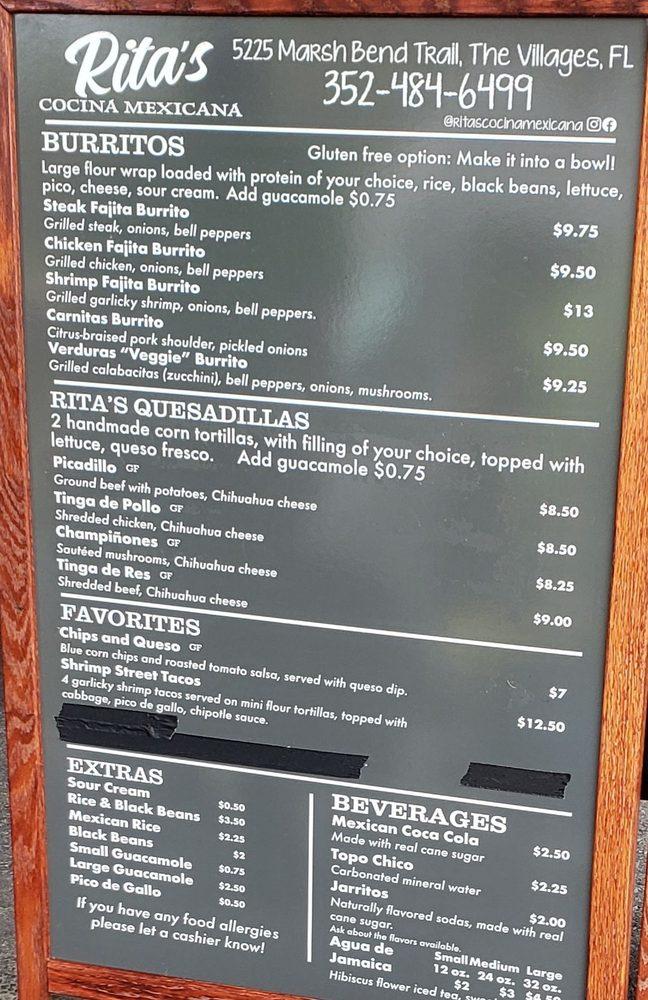 Menu at Ednas' on the Green pub & bar, Wildwood, Marsh Bend Trl