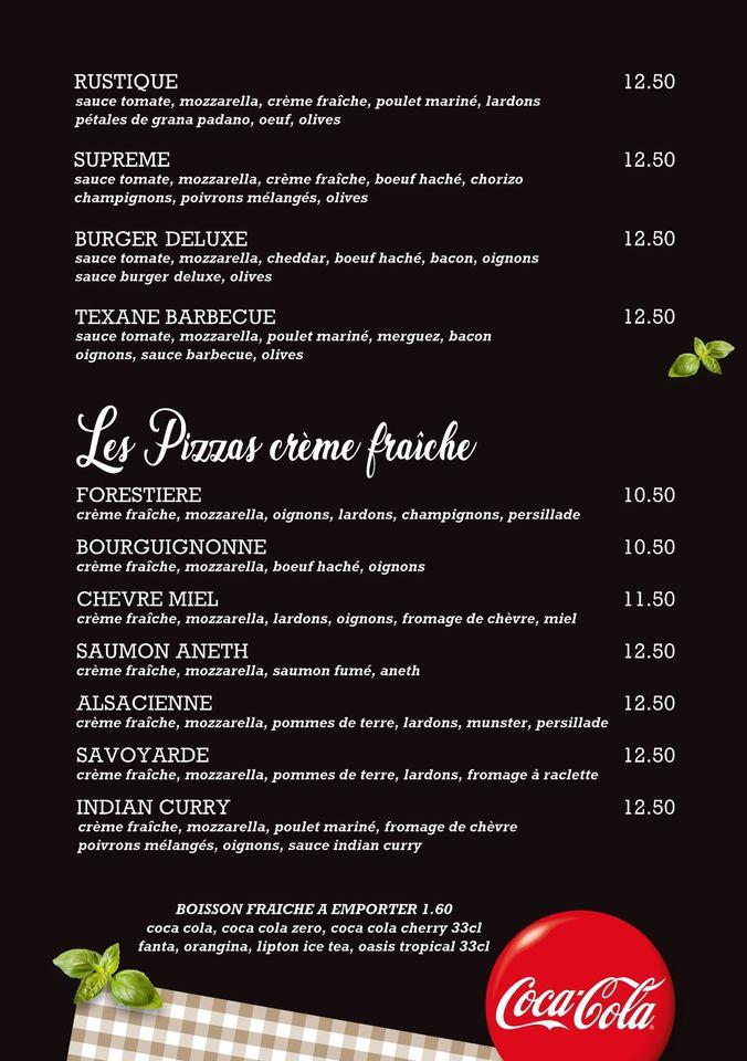 Menu At Restaurant L Ecole Buissonniere Millay