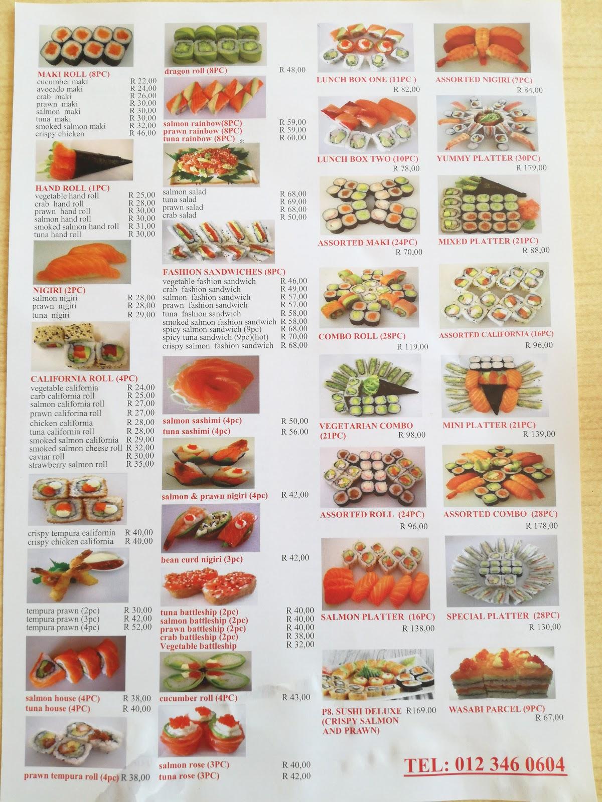 Menu at Fortune Dragon Chinese Restaurant, Pretoria, 45