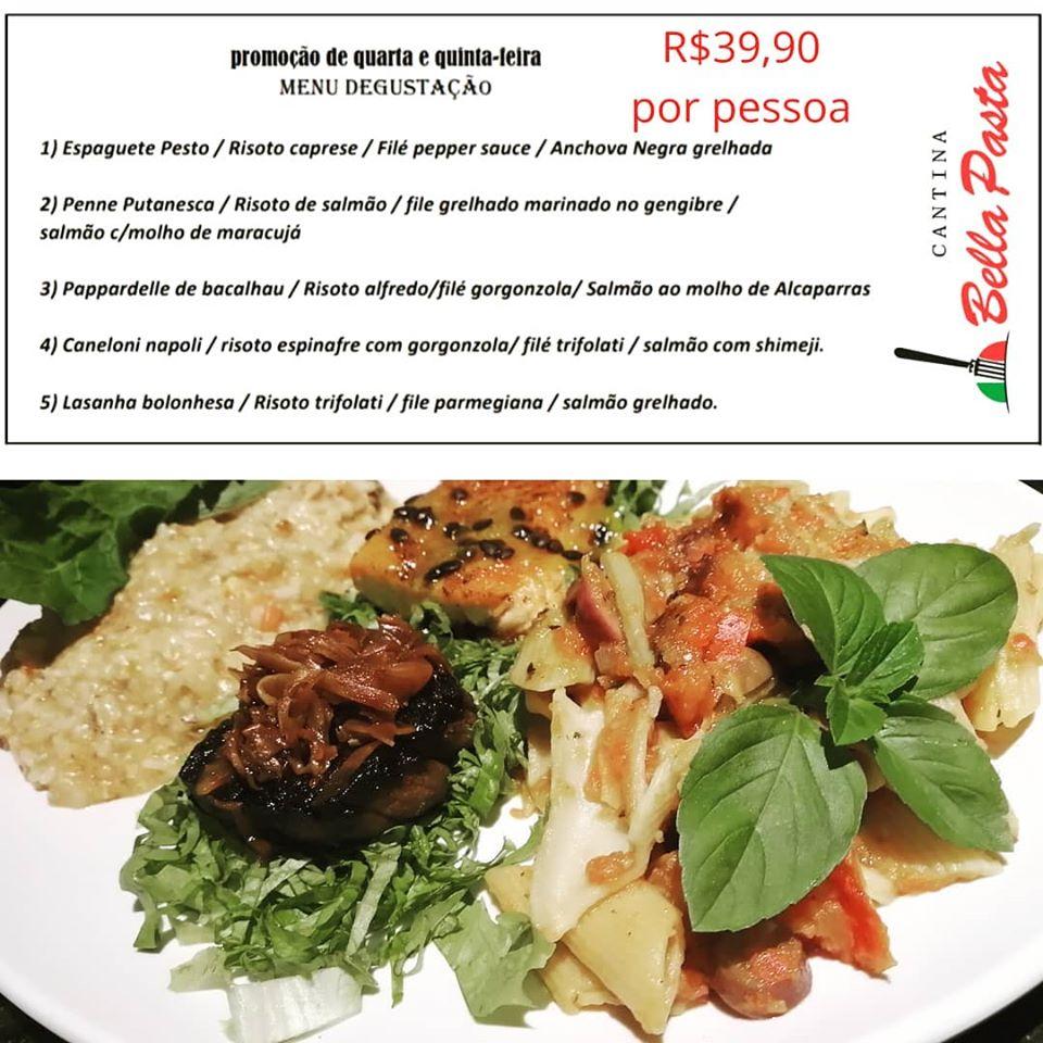 Menu at Bella Pasta restaurant, Jales, Av. Paulo Marcondes