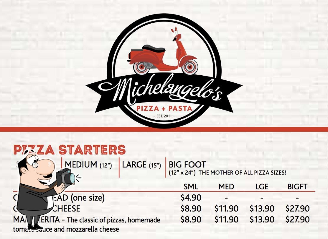 Michelangelo's Pizza & Pasta in Kirwan Restaurant menu and reviews