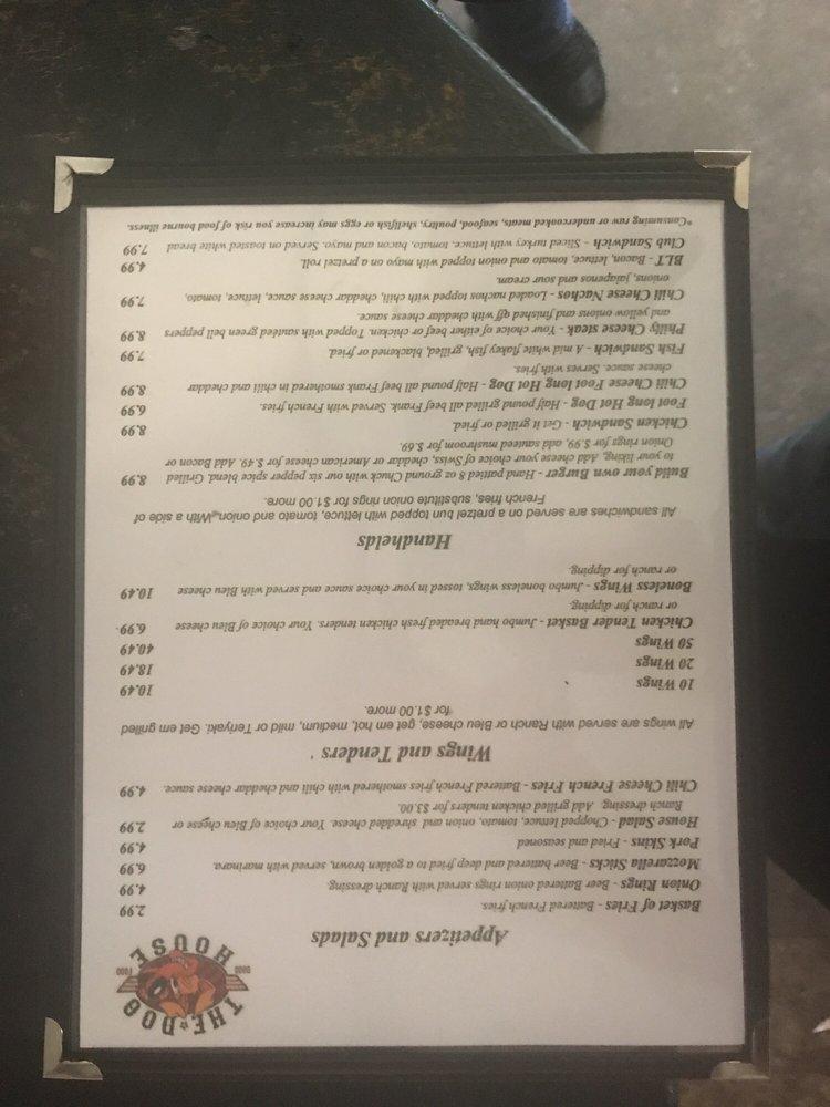 Menu at Doghouse Bar & Grill, Port Orange