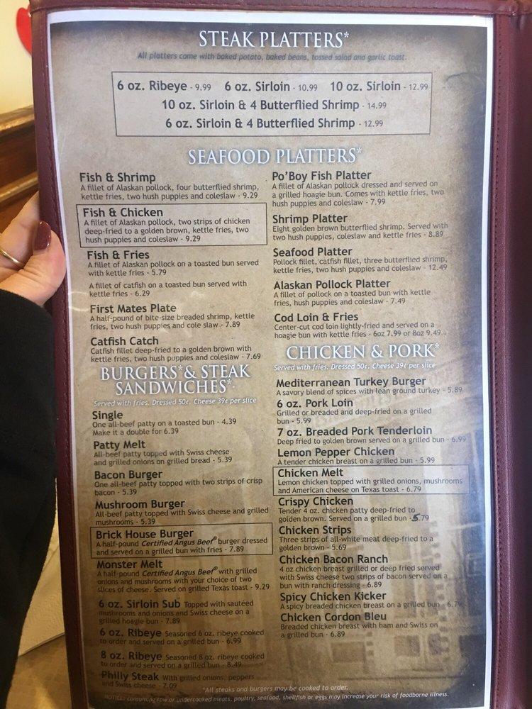 Menu At Copper Kettle Restaurant Charlestown 5183