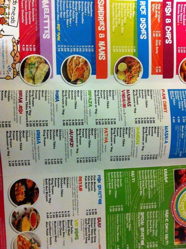 Menu at Sizzlers Pizza And Balti Hut fast food, Bradford, 443 Tong St