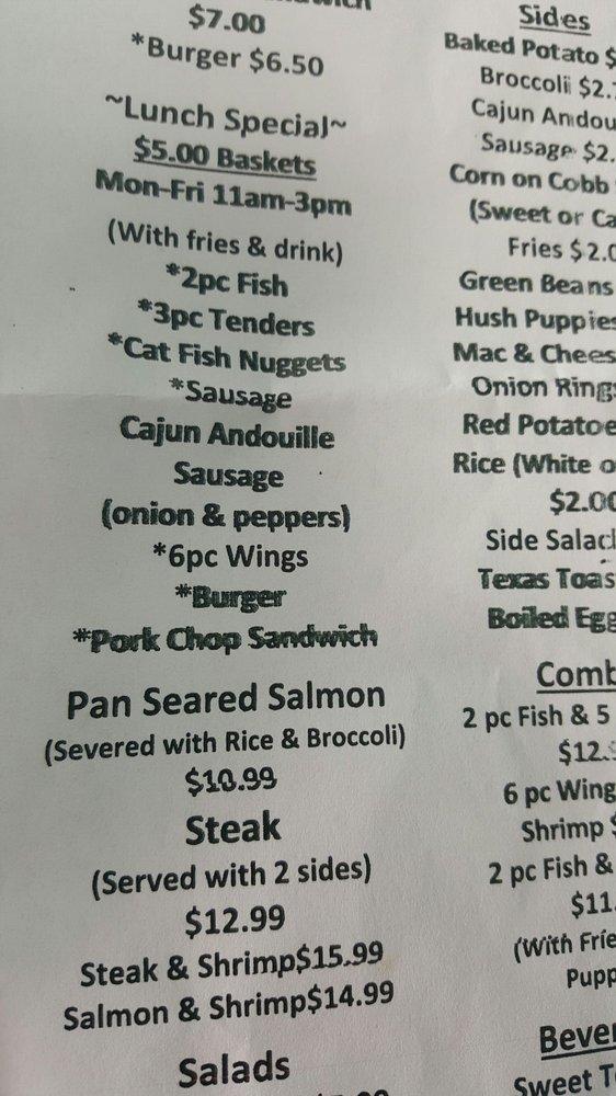 Menu at The Crab Boil Atlanta BAR, Atlanta, Old National Hwy