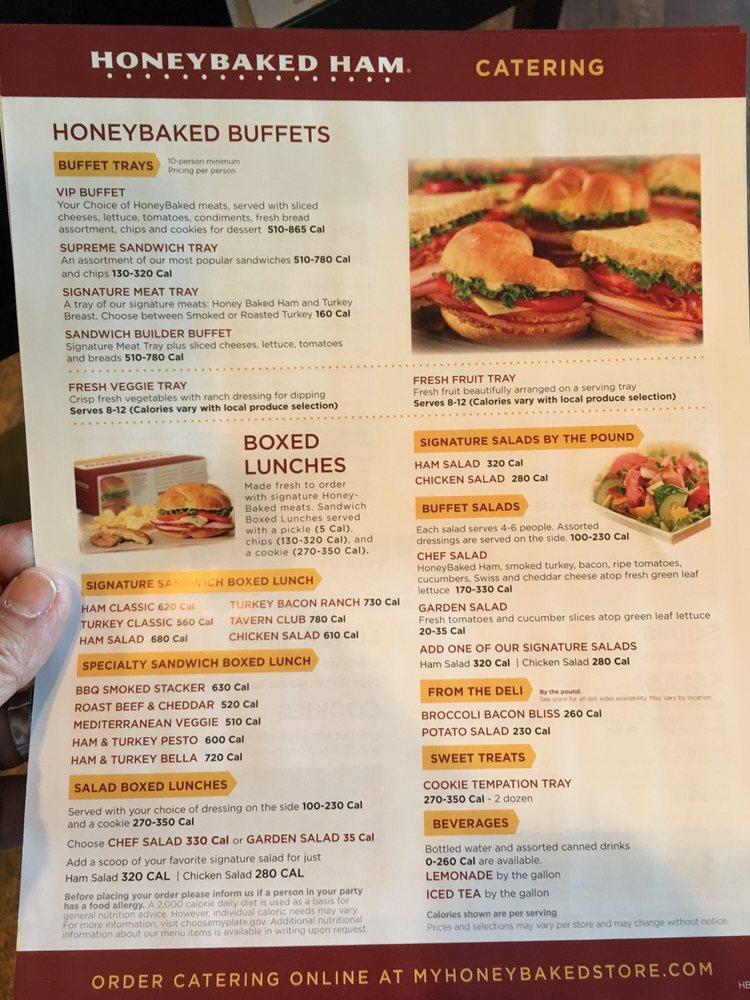 Carta del restaurante The Honey Baked Ham Company, Roanoke