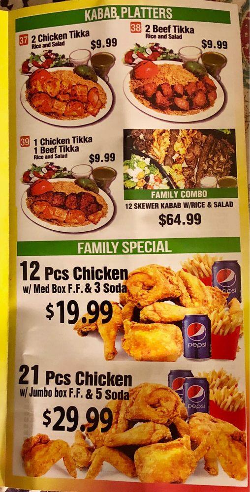 Menu at Kennedy Chicken Pizza & Kabab pizzeria, New York City, 89-21 ...