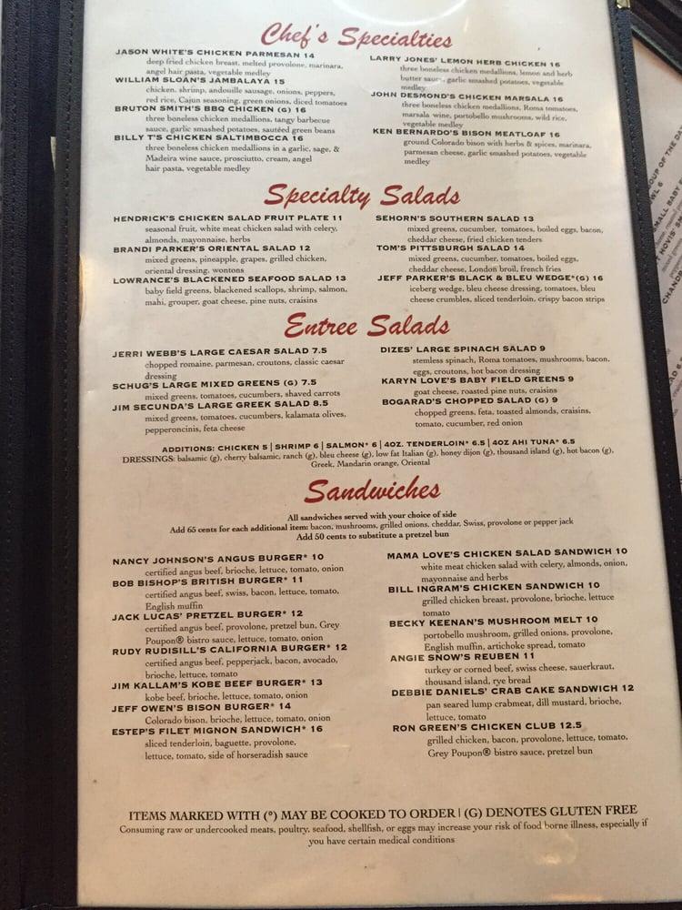 Menu at Red Rocks pub & bar, Charlotte, Providence Rd Unit 8
