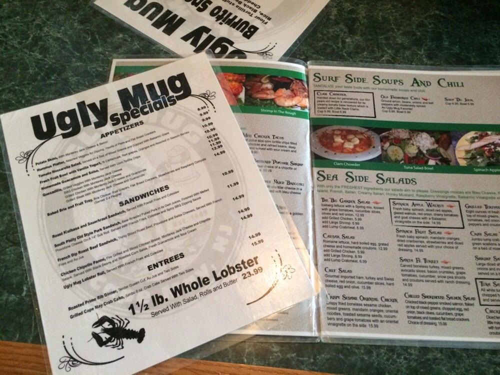 Menu at Ugly Mug Bar & Restaurant, Cape May