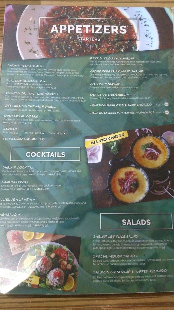 Menu at La Costa Grill pub & bar, McAllen, W Expy 83 Suite 1235