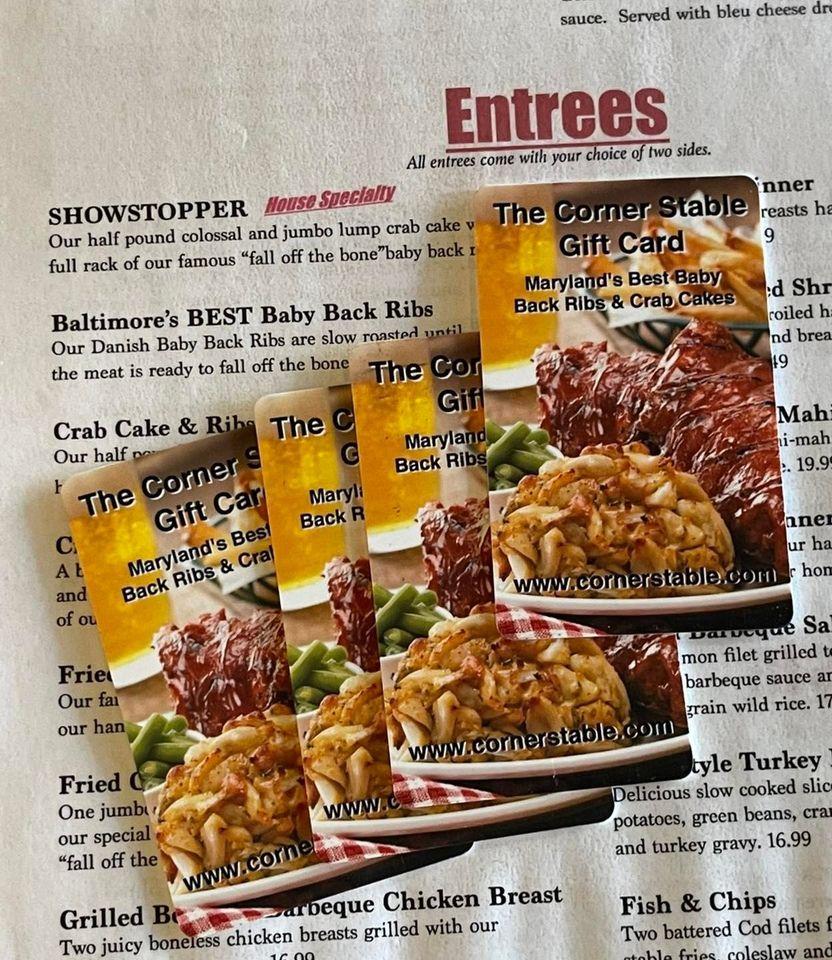 Menu at The Corner Stable BBQ, Columbia