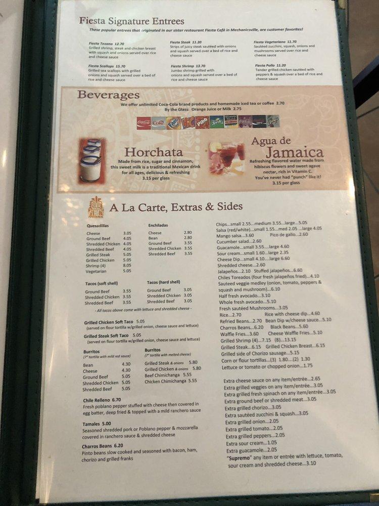 Menu at Tequila Grill & Cantina pub & bar, Charlotte Hall