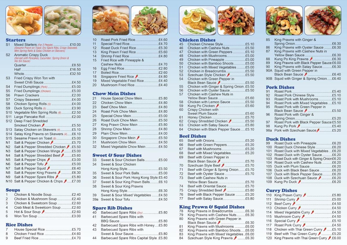 Menu at The Tasty fast food, Haslemere, 17 Junction Pl