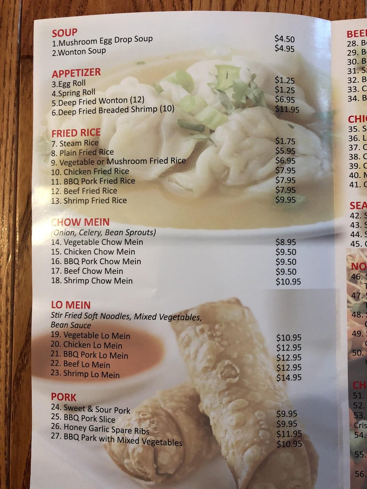 Menu at Golden Fry Chinese Restaurant, Rothesay