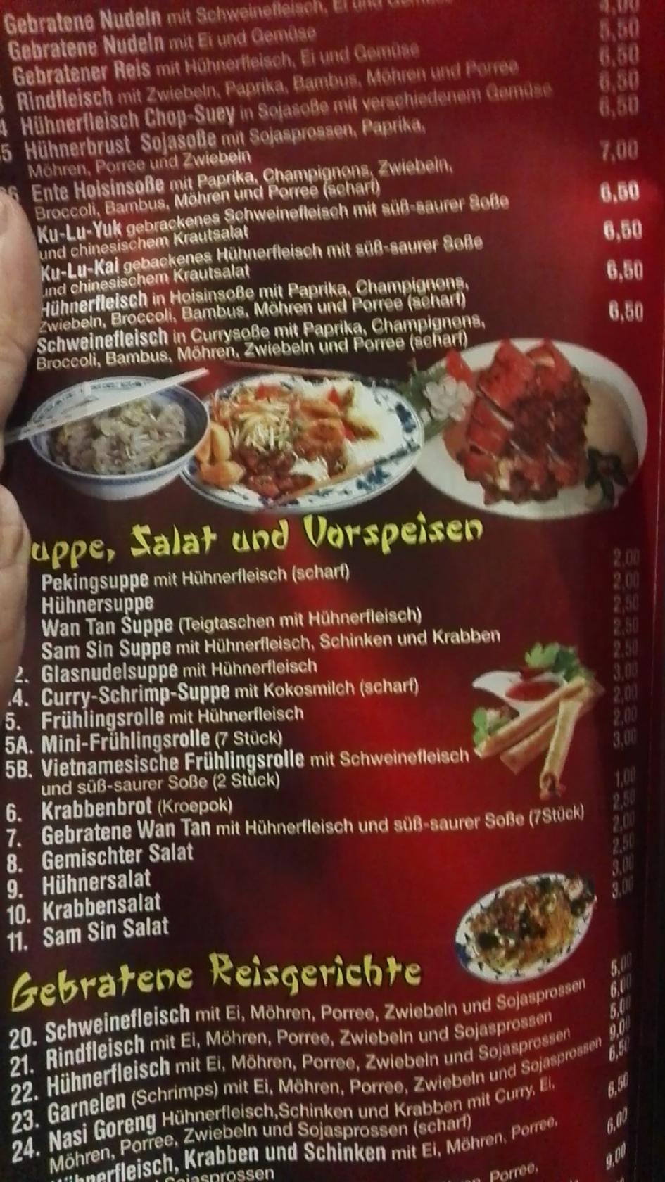 China Town Imbiss Erle Gelsenkirchen Menu