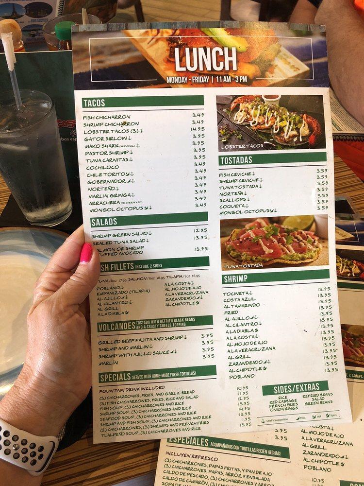 Menu at La Costa Grill pub & bar, McAllen, W Expy 83 Suite 1235