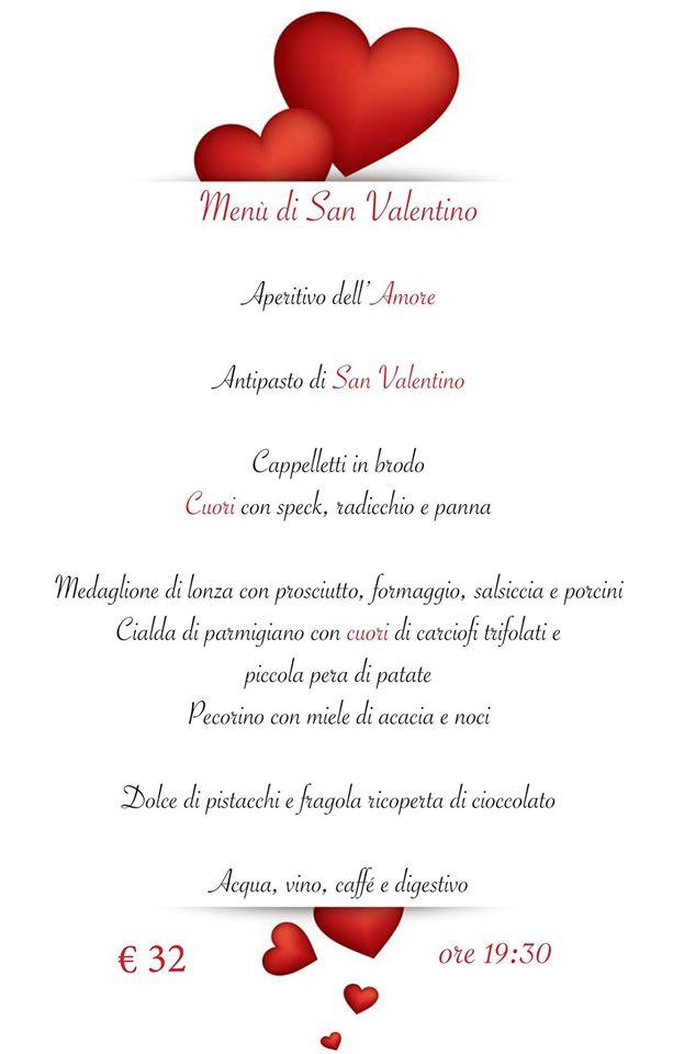 Menu di Ristorante Albergo Monte Busca 