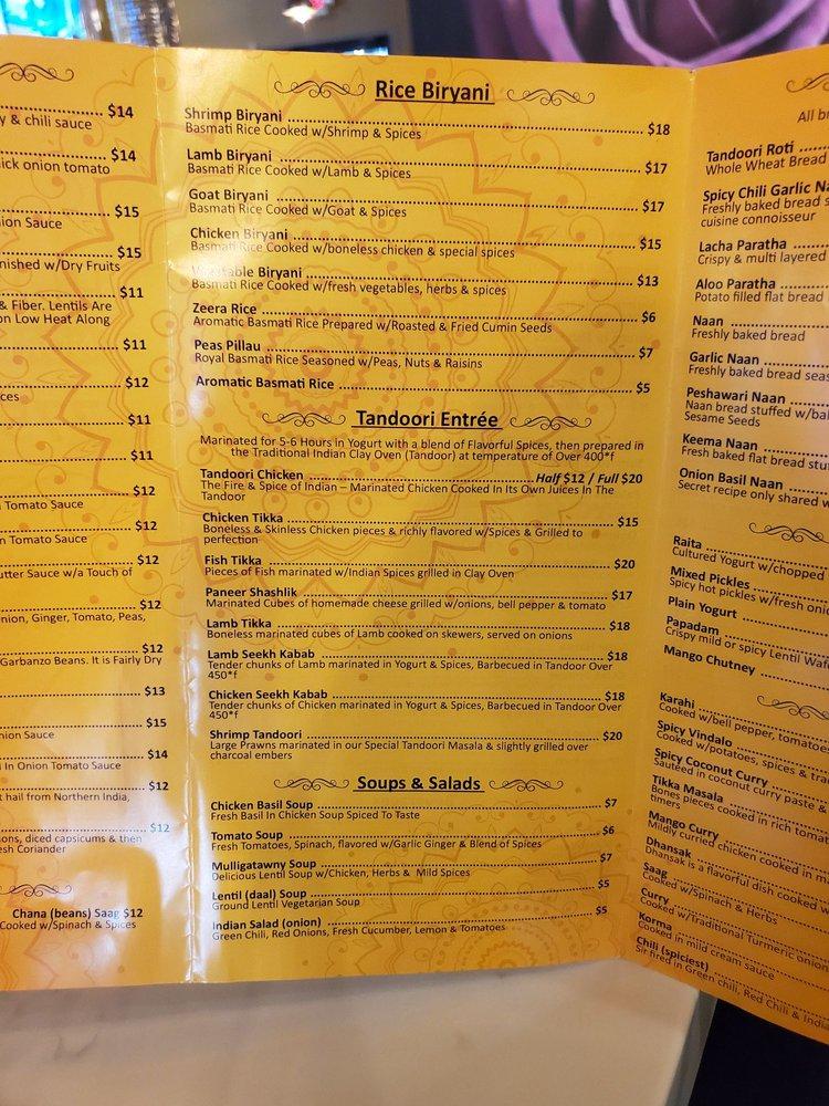 Menu at Pour House pizzeria, Pahrump