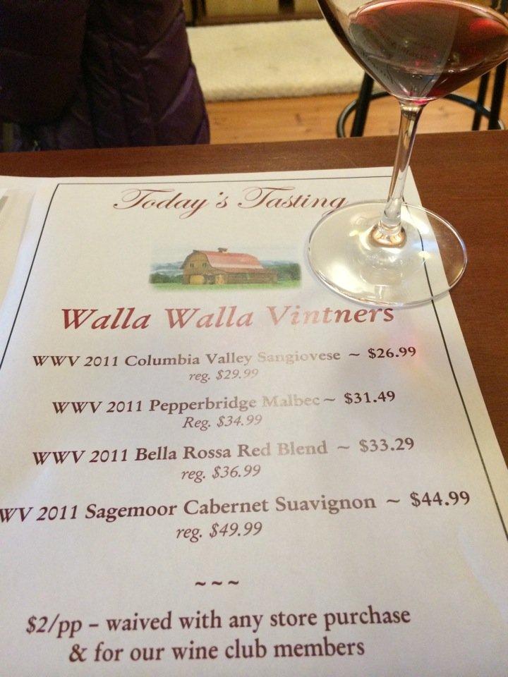 Menu at The Wine Alley pub & bar, Renton