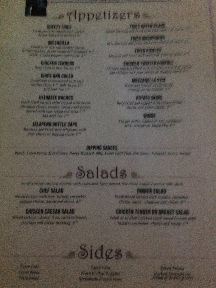 Menu at Bourbon Street Bar &amp; Grill, Wichita