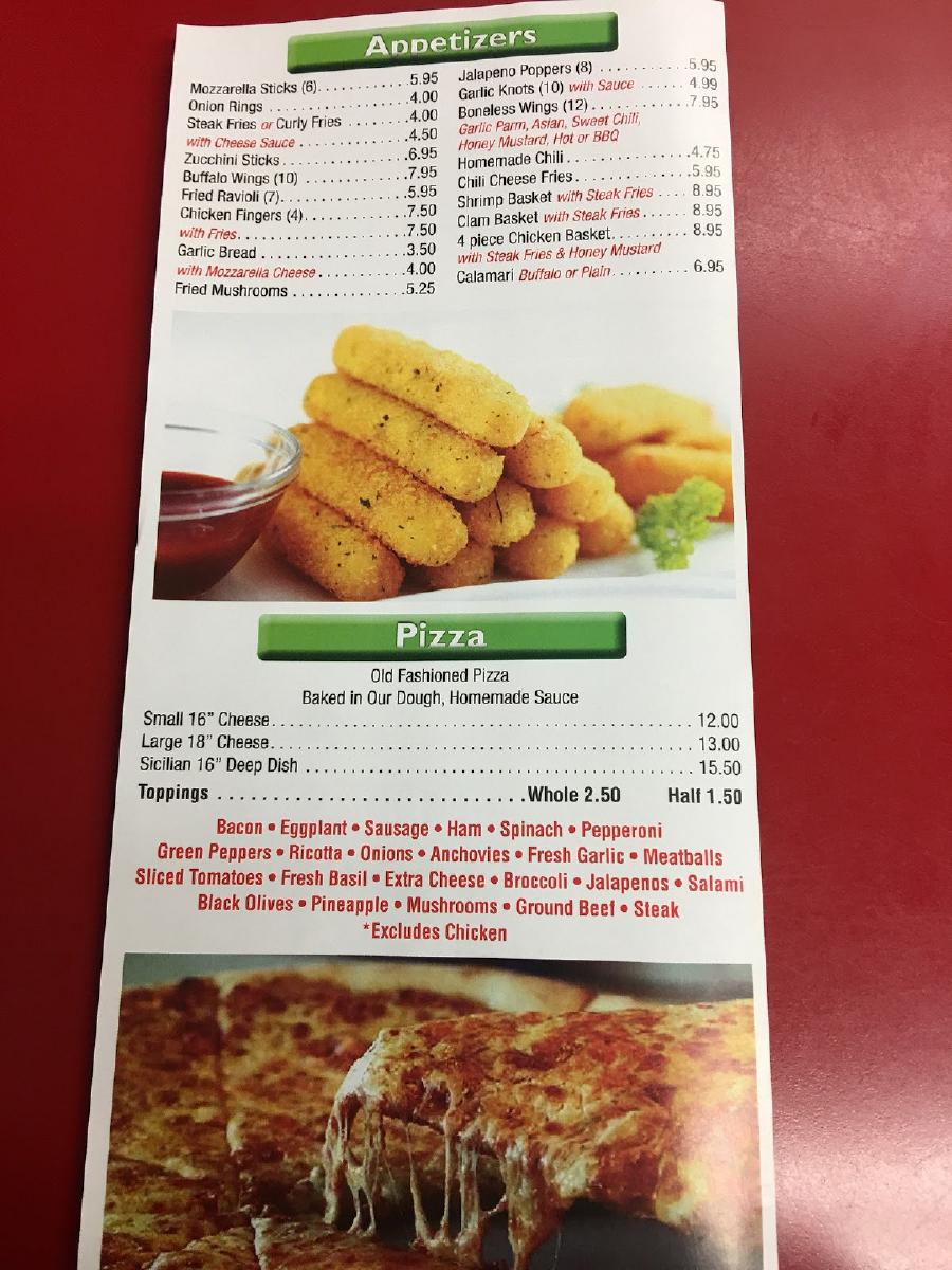 Menu at Two Brothers Pizza 2 pizzeria, Rhinebeck