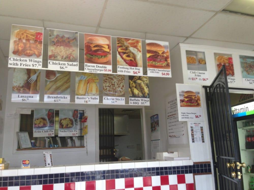 Menu at Buster`S Pizza pizzeria, North Little Rock