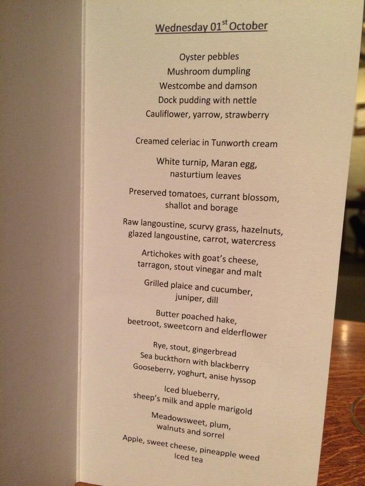 Menu At L Enclume Restaurant Cartmel menu-at-l-enclume-restaurant-cartmel