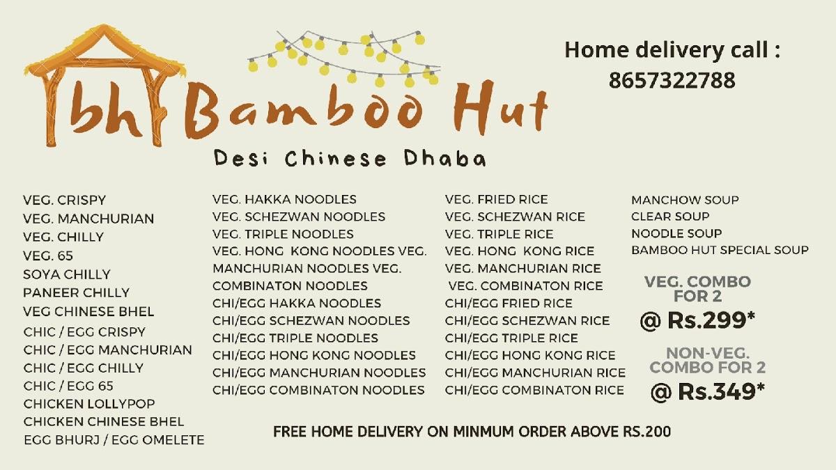 Menu At Bamboo Hut Desi Chinese Navi Mumbai