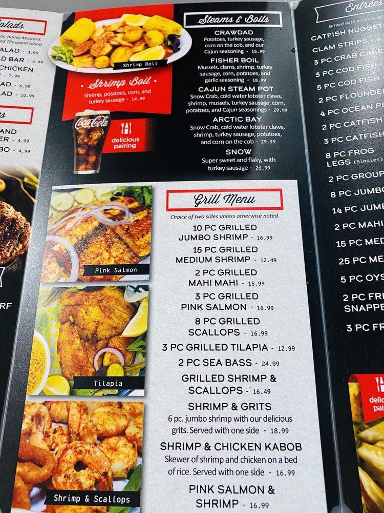 Menu at The Fish House Bar and Grill, Shepherdsville