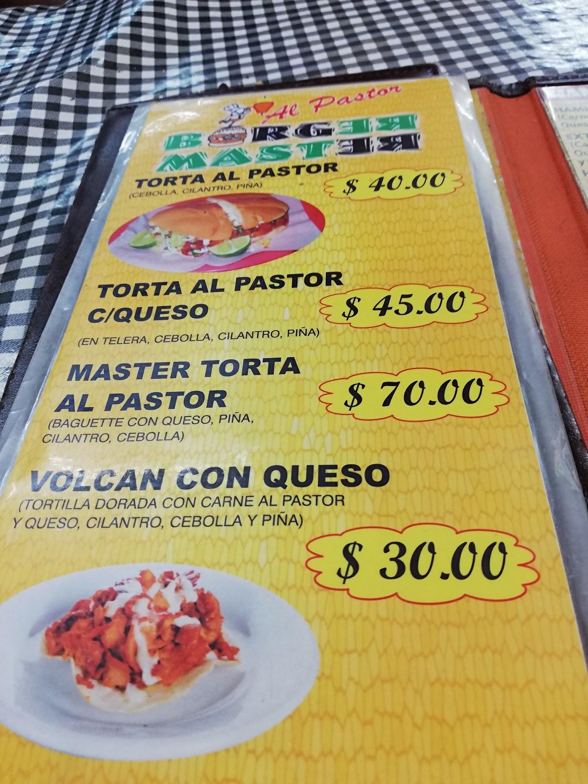 Menu At Burguer Master Restaurant Ecatepec De Morelos