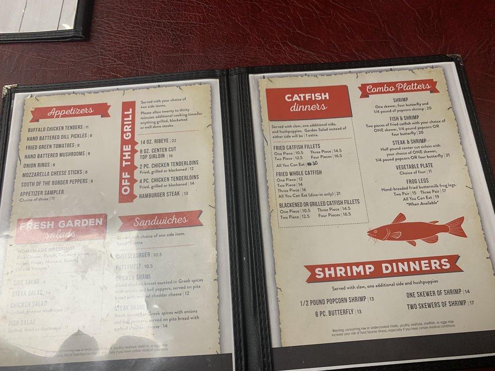 Menu at Catfish Country restaurant, Hernando, Holly Springs Rd. Ext.
