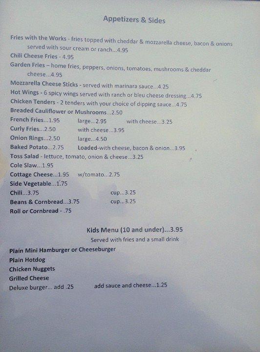 Menu at Dairy YumYum II restaurant, Ripley