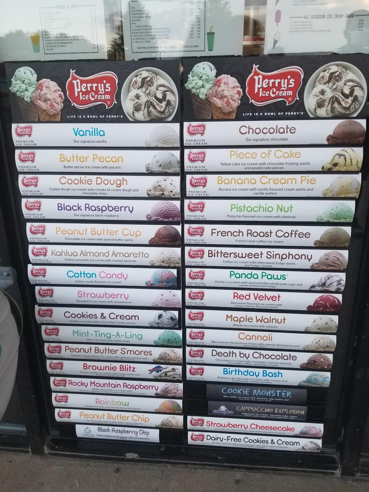 Menu at Corner Ice Cream Store restaurant, Schenectady