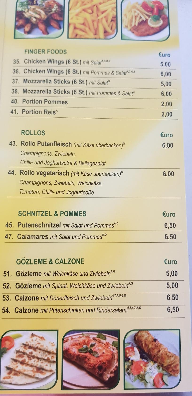 Speisekarte von Best Döner PizzaHaus, Karlsruhe, Elbinger Str. 16H