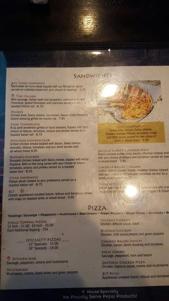 Menu at Riverside Grille pub & bar, Bettendorf