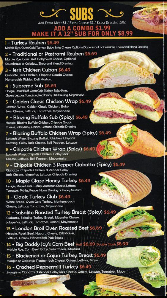 Menu at Delite Café & Deli pub & bar, Hamtramck, Caniff St