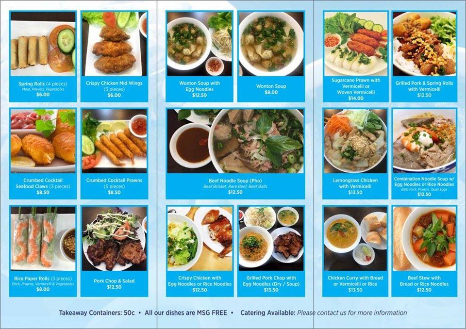 Menu at My Hao Cuisine - Vietnamese Restaurant and Cafe, Winston Hills ...