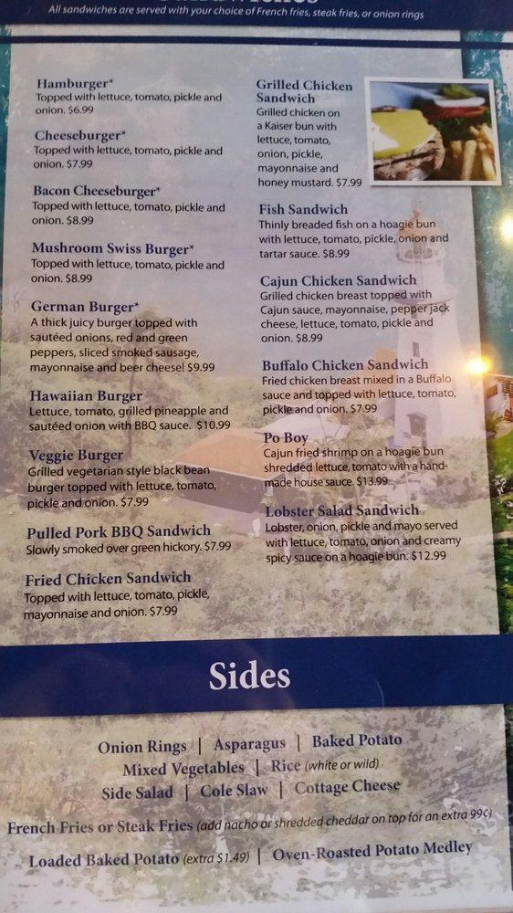 Menu at ʻOhana Hawaiian Grill & Bar, French Lick