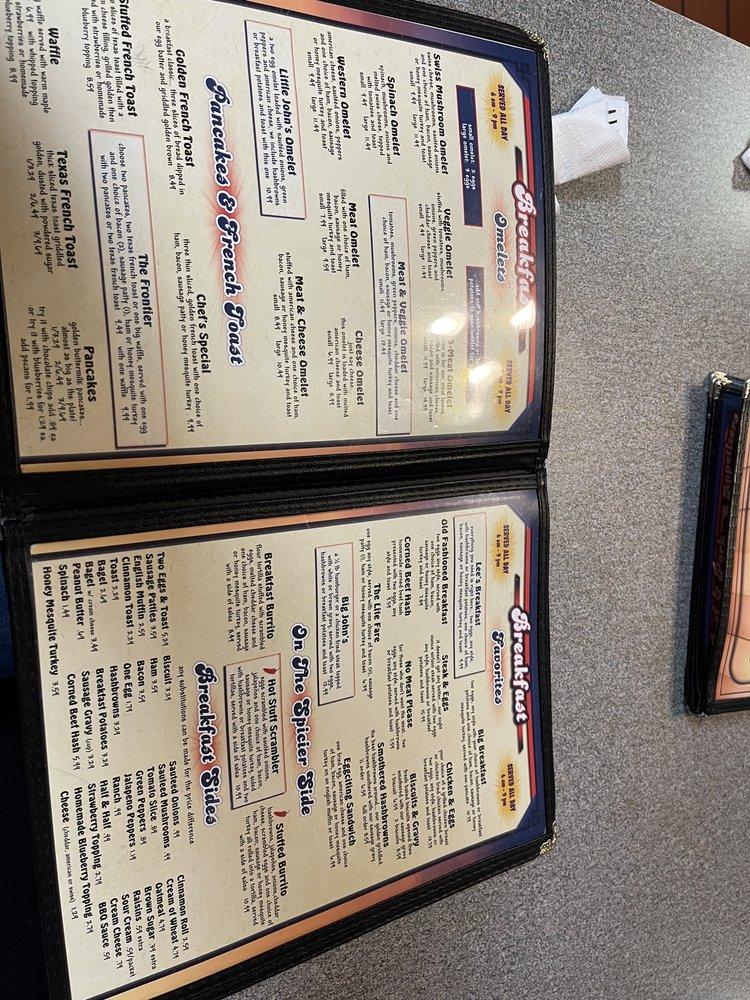 Menu at Lee's Family Restaurant, Grand Island