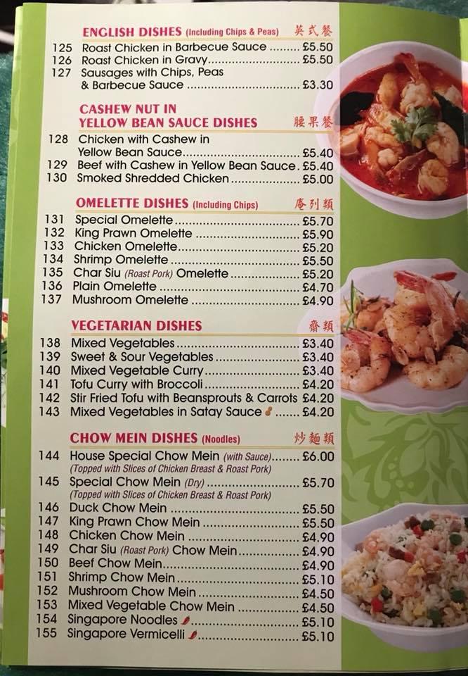 Menu at LUCKY SEVEN Chinese Takeaway fast food, Doncaster