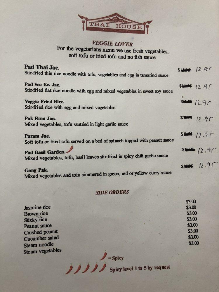 Menu At Thai House Restaurant Cameron Park   R04d Thai House Cameron Park Menu 