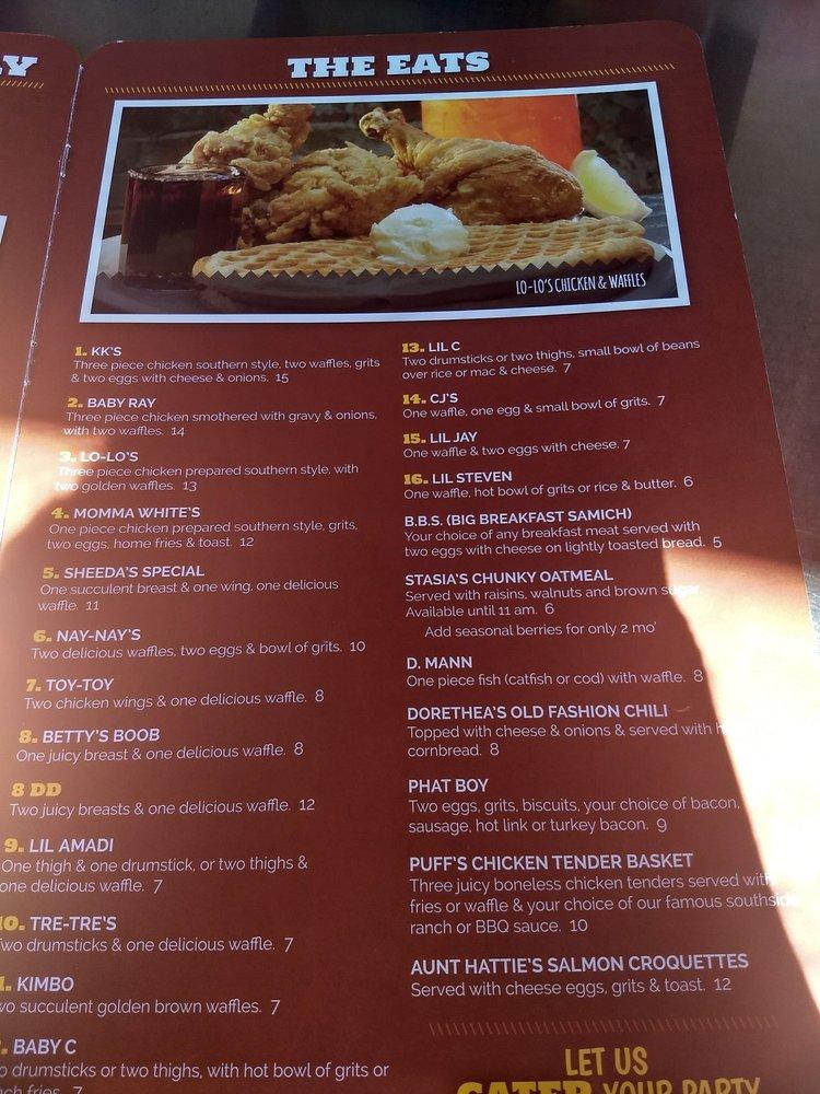 Menu At Lo-lo's Chicken And Waffles Restaurant, Las Vegas