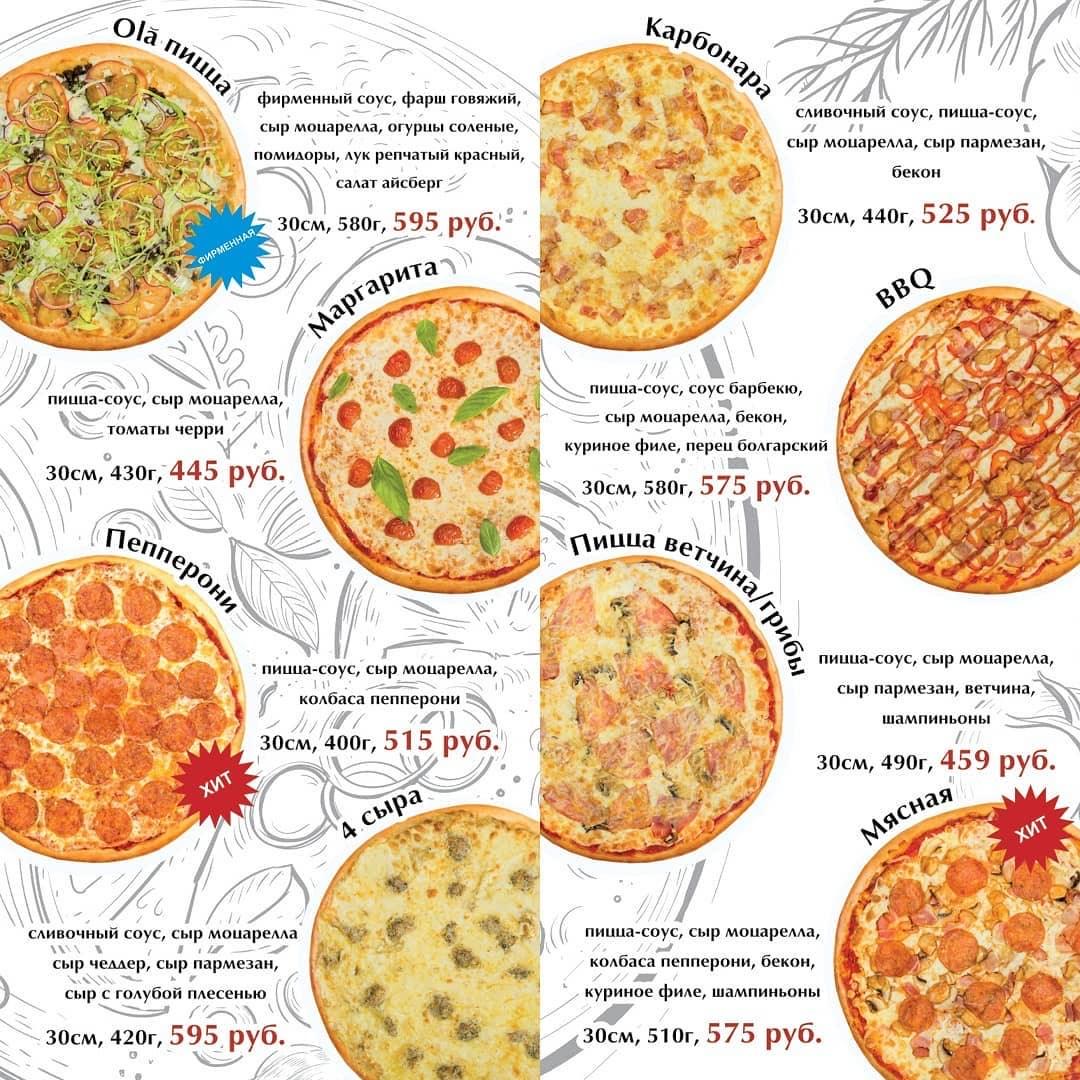 Рецептура пиццы для пиццерии