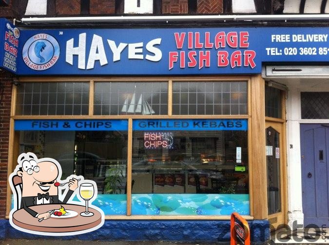 Hayes Village Fish Bar in Bromley Restaurant menu and reviews